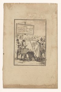 版画商の屋台 Suite des cris des marchands ambulants de Paris (オブジェクトのシリーズ タイトル) 作： Jean Duplessis Bertaux