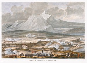 「リヴォリの戦い、25 および 26 Nivose、5 年目」1797 年 1 月 作： Jean Duplessis Bertaux