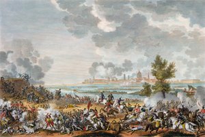 サン・ジョルジオ・ディ・マントヴァの戦い（イタリア、1796年9月4日、フルクティドール29日 作： Jean Duplessis Bertaux