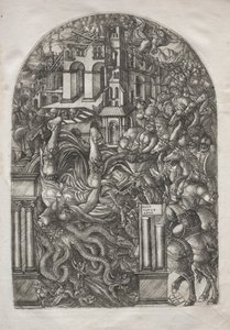 黙示録：バビロンの陥落、1546-1556年。 作： Jean Duvet