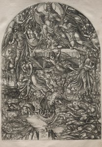 黙示録：封印のオープニング、1546-1556。 作： Jean Duvet