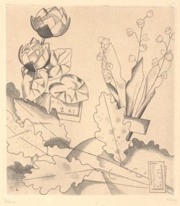 アーティフィシャルフラワー。睡蓮と百合の花