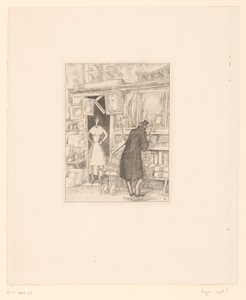 アンティークショップの残忍な顧客 Marchande desAntiquités 作： Jean Emile Laboureur