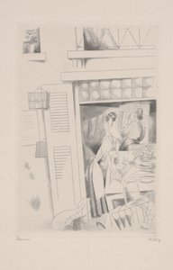 The Laundress 作： Jean Emile Laboureur