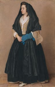 マルタの衣装でエレガントな若い女性 作： Jean Étienne Liotard