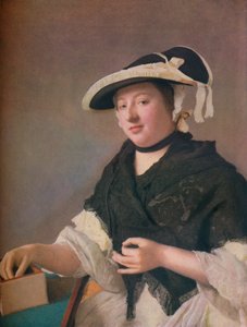 Lady Fawkener、c1760 作： Jean Étienne Liotard