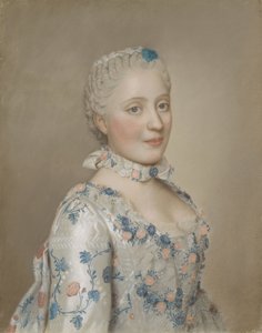 ザクセンのマリア・ジョセファ、フランスのドフィネ ザクセンのマリー・ジョゼフの肖像（1731-67）、フランスのドフィネ 作： Jean Étienne Liotard