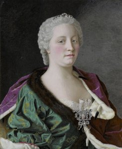 オーストリアの皇后マリアテレジアの肖像1717-1780、1747