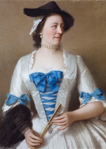 タイレル夫人の肖像 作： Jean Étienne Liotard