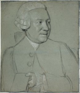 本を持って右を向いた男の肖像 作： Jean Étienne Liotard