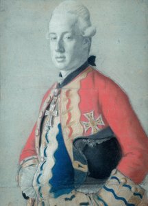 オーストリア大公マクシミリアン フランツ (1756-1801)、後に大司教、ケルン選帝侯、ミュンスター司教の肖像 作： Jean Étienne Liotard