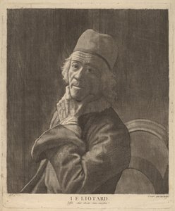自画像 作： Jean Étienne Liotard