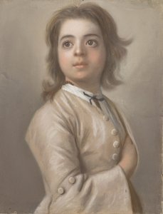 男の子半身の習作 作： Jean Étienne Liotard