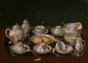 お茶セット、1781-1783 作： Jean Étienne Liotard