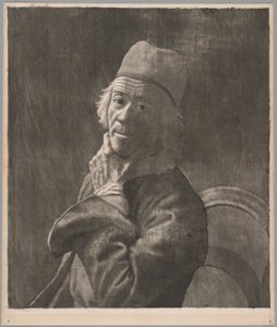 大きな自画像 作： Jean Étienne Liotard