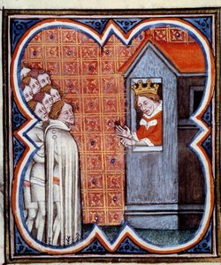 チャールズ2世はナバラの邪悪な王 作： Jean Fouquet