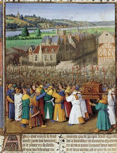 ジェリコの陥落、1465-70年頃 作： Jean Fouquet