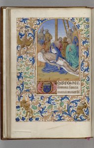 ピエタ時間の帳、1450-1499 作： Jean Fouquet