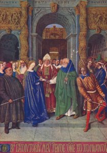 聖母の結婚、c1455、1939 作： Jean Fouquet