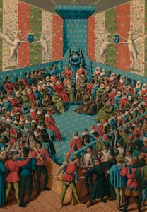 15世紀のアレンコンのジョン2世の評決 作： Jean Fouquet