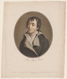 ジャン・ポール・マラーの肖像 作： Jean Francois (after) Garnerey