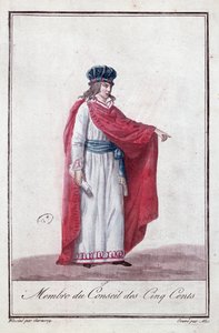 1795-99年のディレクトワール期間中の500人評議会のメンバー