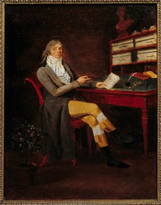 フランスの政治家、シャルル・モーリス・ド・タレーラン・ペリゴール（1754 - 1838）の肖像。画 ジャン・フランソワ・ド・ガルネレイ（1755～1837）。