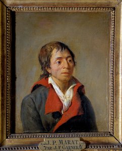 Jean-Paul Marat (1743-1793) の肖像、医師、「L