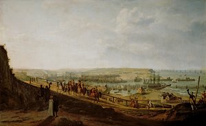 ナポレオン1世（1769-1821）1804年、1806年7月にブローニュのキャンプを訪問