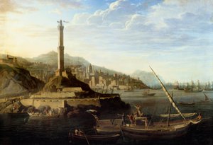 ナポレオン戦争：1800年6月24日、ミオリス将軍が指揮するフランス軍のジュネへの入城。ジャン・フランソワ・ヒュー（1751-1823）による絵画 作： Jean Francois Hue