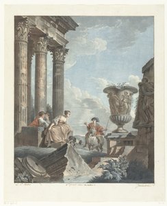 古代遺跡 作： Jean Francois Janinet