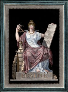 Equality - Jean Francois (Jean-Francois) Janinet (1752-1814) の彫刻 - Allegorie de l