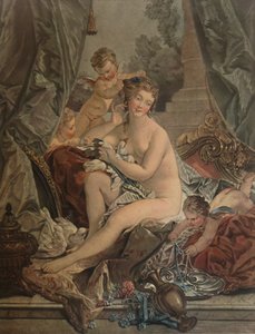 La Toilette De Venus、Venus Bathing、1783、1913 作： Jean Francois Janinet