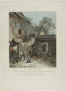 素朴な小屋 作： Jean Francois Janinet