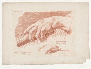 両手でタイトルプリント III.e Cahier de Principes de Principes de Dessins d