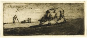 羊の放牧 作： Jean Francois Millet