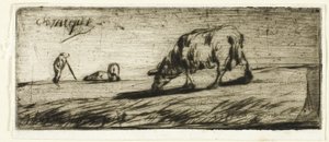 羊の放牧 作： Jean Francois Millet