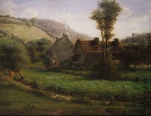 風景の中のコテージ、1871年