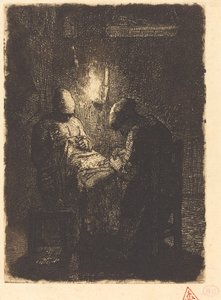 イブニング (La Vielle) 作： Jean Francois Millet