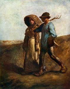 Going to Work、c1850-1851、1912。 作： Jean Francois Millet