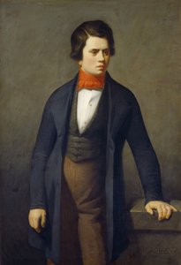 Leconte de Lisle 1818-1894の肖像 作： Jean Francois Millet
