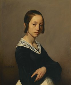 ルイーズ＝アントワネット・フォワルダンの肖像 作： Jean Francois Millet