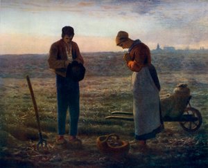 アンジェラス、1857-1859、1912。 作： Jean Francois Millet