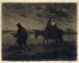 エジプトへの旅 作： Jean Francois Millet