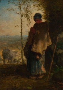 リトル・シェパーデス、1868？72 作： Jean Francois Millet