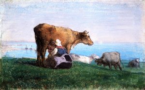 ミルクメイド 作： Jean Francois Millet