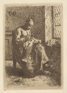 下水道、1855年。 作： Jean Francois Millet