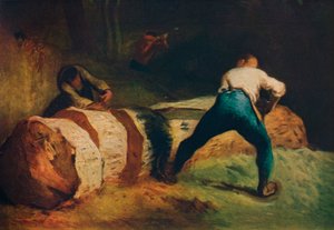 ウッド・ソーヤーズ、レ・スキュアー・ド・ロング、c1850、1911 作： Jean Francois Millet