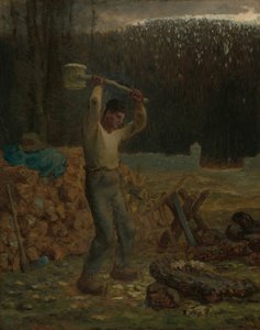ウッドチョッパー、185866。 作： Jean Francois Millet