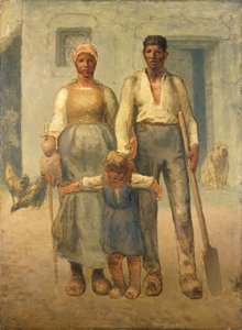農民の家族」1871～72年 作： Jean Francois Millet